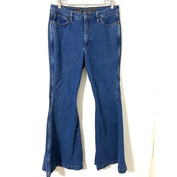 Wrangler Women's Retro High Rise Flare Bell Bottom Jeans Size 32X34 - Picture 2 of 10